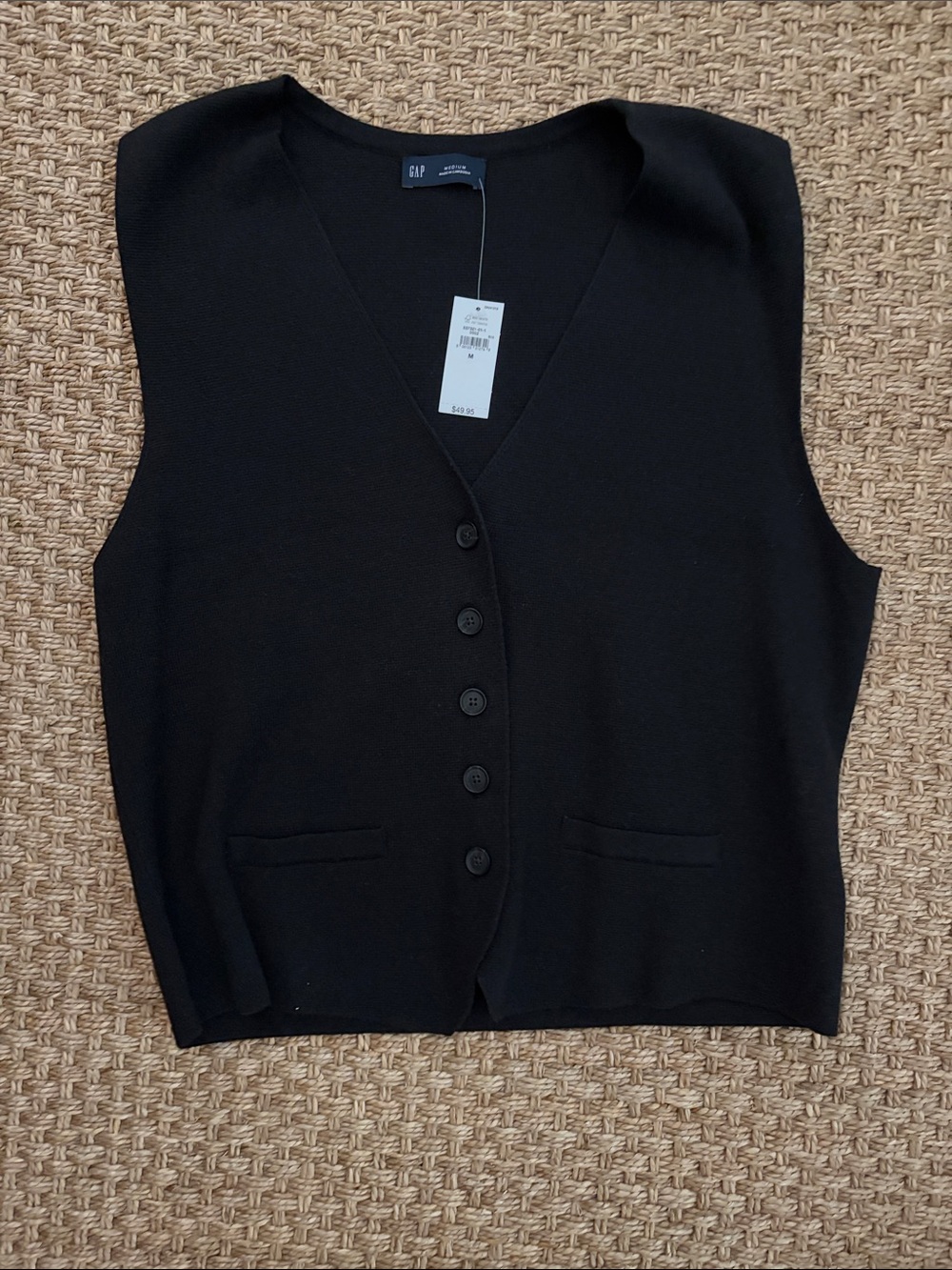 Gap NWT knit sweater vest Sz M